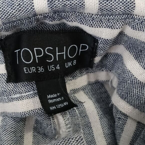 Topshop gray pull on pants size 4 - Picture 8 of 8